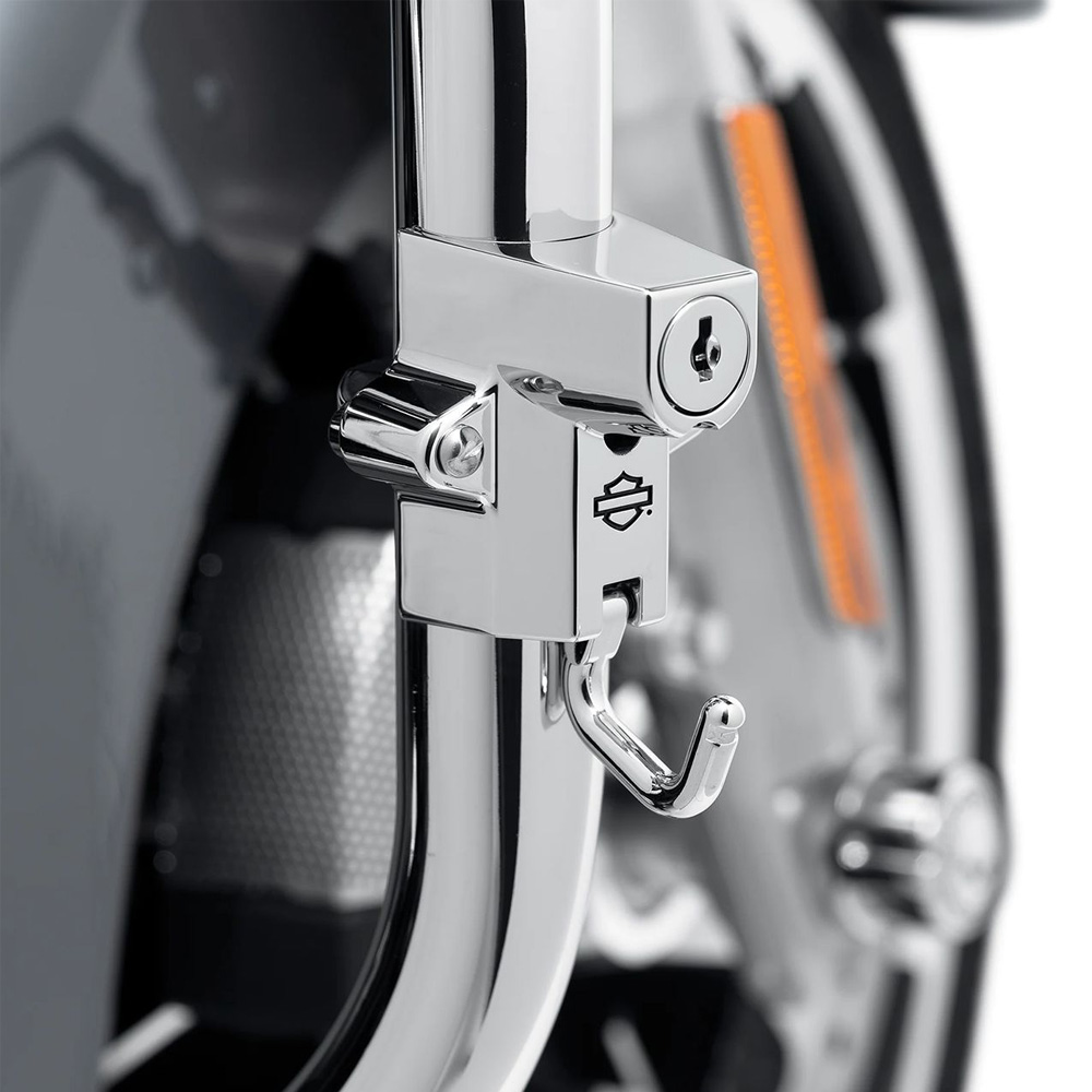 ヘルメットロック ユニバーサルタイプ クローム