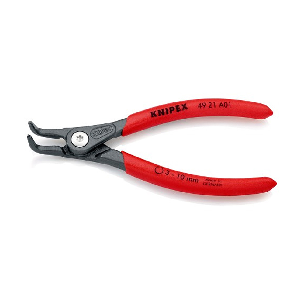 精密スナップリングプライヤー 軸用 90度 曲爪