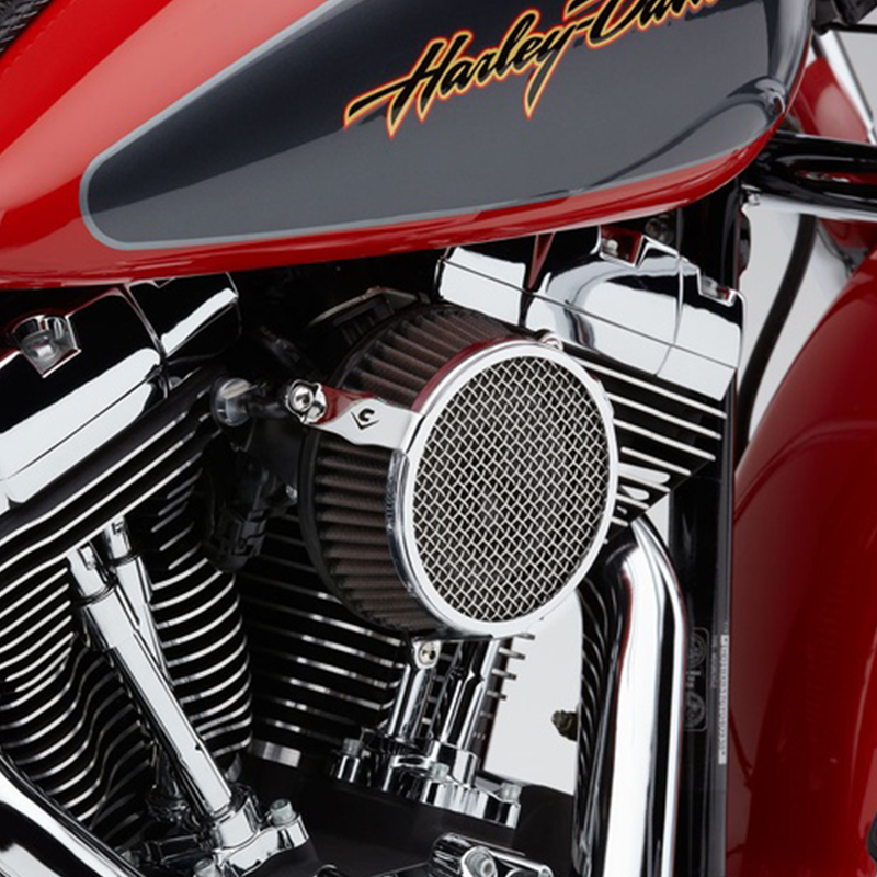 【12月限定セール】 エアクリーナーキット プレーン クローム