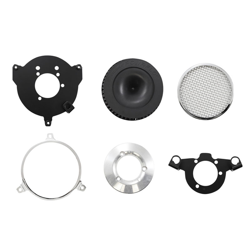 【12月限定セール】 エアクリーナーキット プレーン クローム