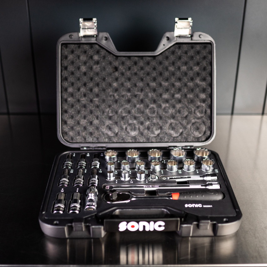 MCS SAE インチサイズ ソケットセット 1/2インチ(12.7sq) 28pcs 工具セット Sonic Tool ソニックツール