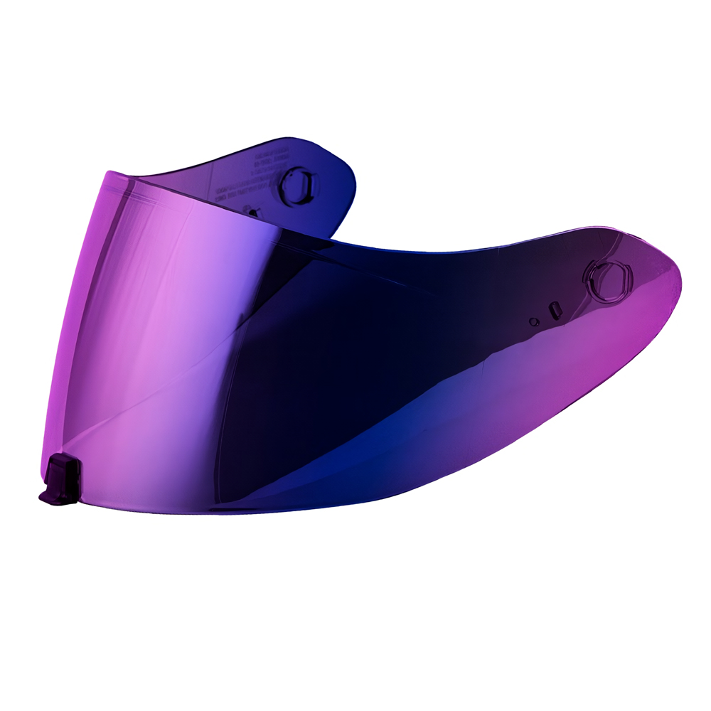 【12月限定セール】 エクゾ R420 フルフェイスヘルメット用シールド パープルルビーミラー