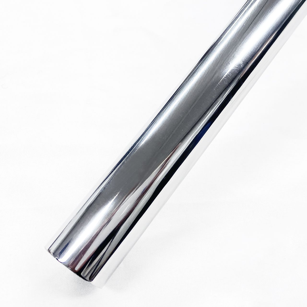 ショートエイプ・ハンドルバー 1インチ・ディンプル加工あり ステンレスバフ