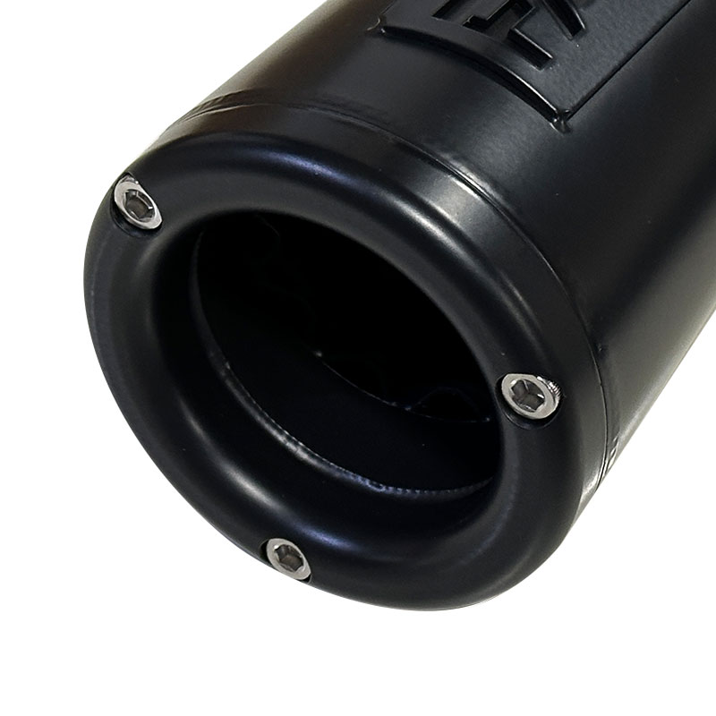 【12月限定セール】 2in1 フルエキゾーストマフラー メガホン ブラックセラミック