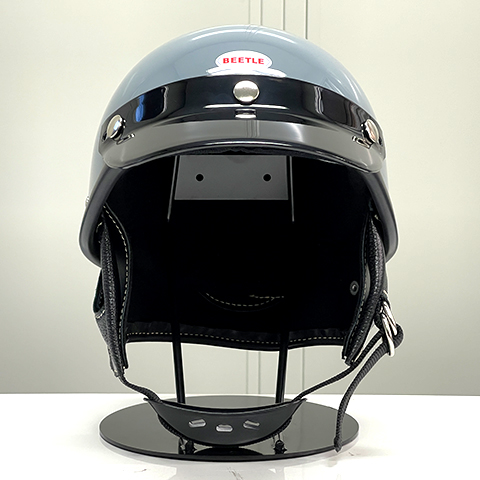 限定生産オリジナルカラー ショーティー4 ハーフキャップヘルメット スレートグレー/ブラックチンカップ