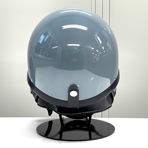 限定生産オリジナルカラー ショーティー4 ハーフキャップヘルメット スレートグレー/ブラックチンカップ