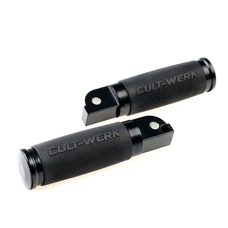 パッセンジャーフットペグ レーシング グロスブラック