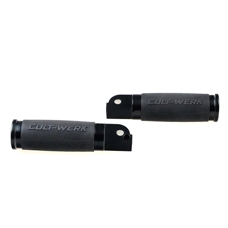 パッセンジャーフットペグ レーシング グロスブラック