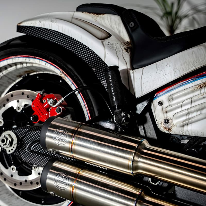 パッセンジャーフットペグ レーシング グロスブラック