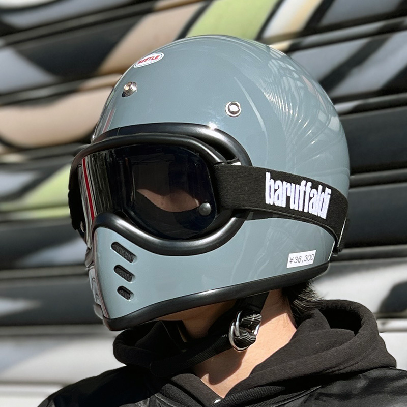 限定生産オリジナルカラー BEETLE MTX ビンテージモトクロスヘルメット スレートグレー