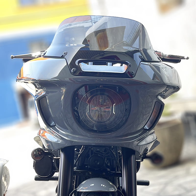 ローライダーST用 ヘッドライトレンズキット ライトスモーク