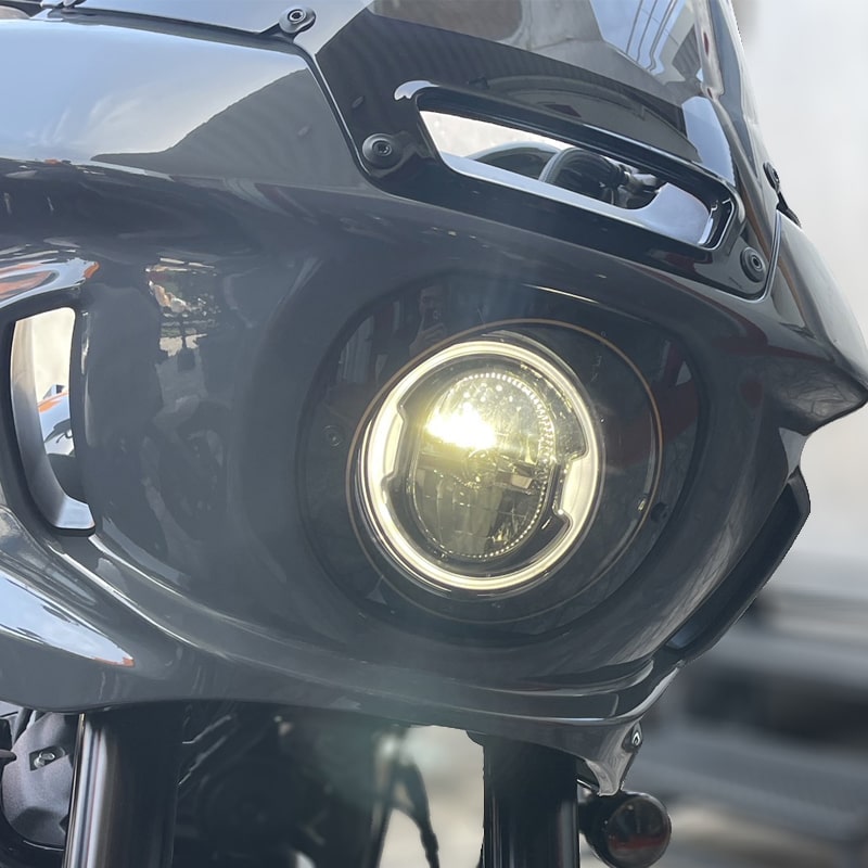 ローライダーST用 ヘッドライトレンズキット ライトスモーク