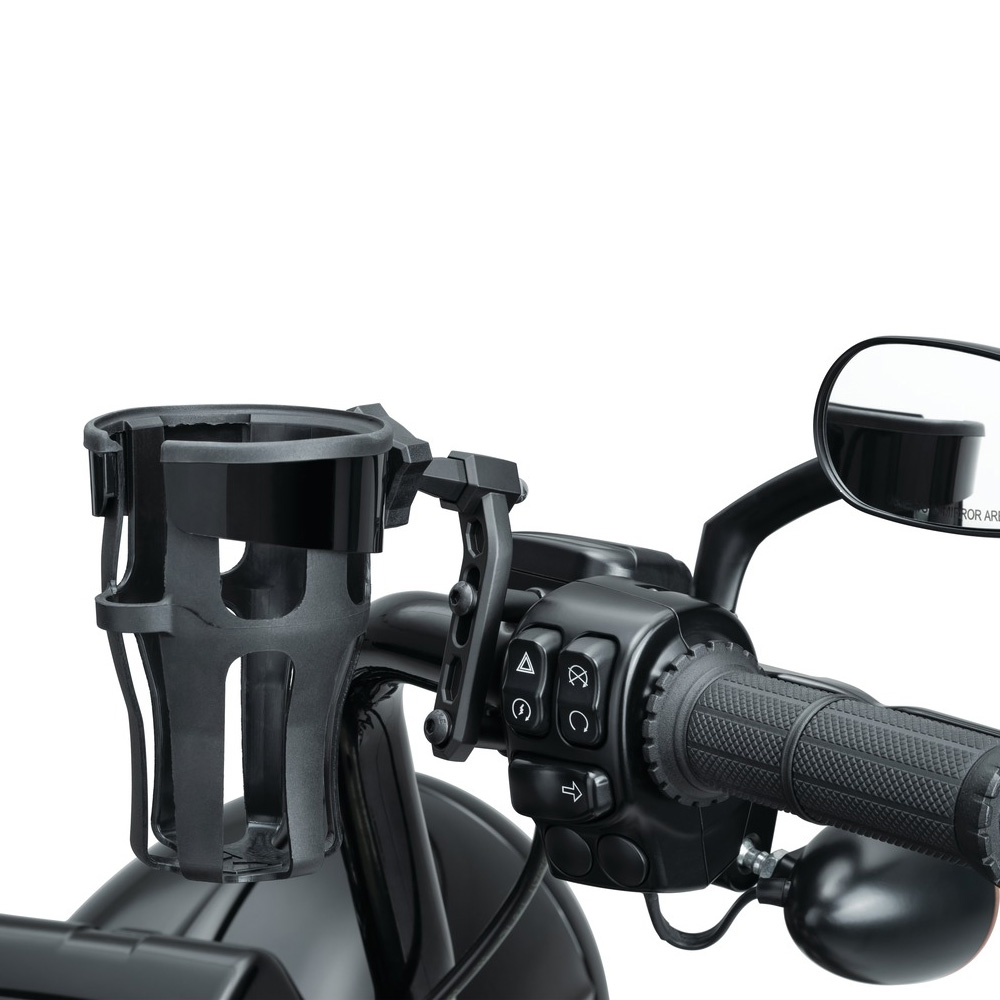 パーチマウント付きユニバーサルリフレックスドリンクホルダー ブラック