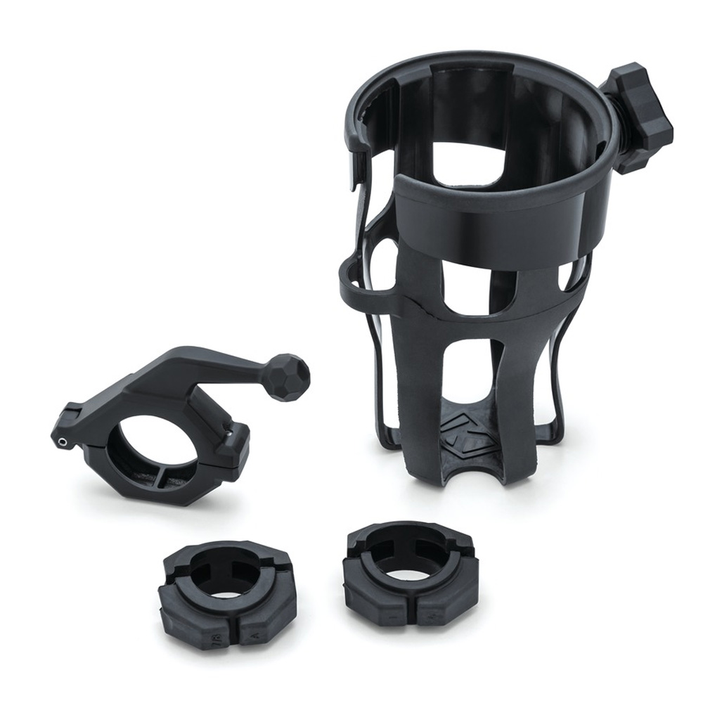 バーマウント付きユニバーサルリフレックスドリンクホルダー ブラック