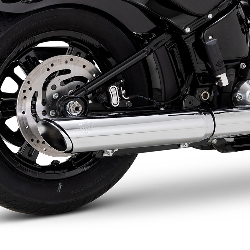 ツインスラッシュ スリップオン マフラー クローム