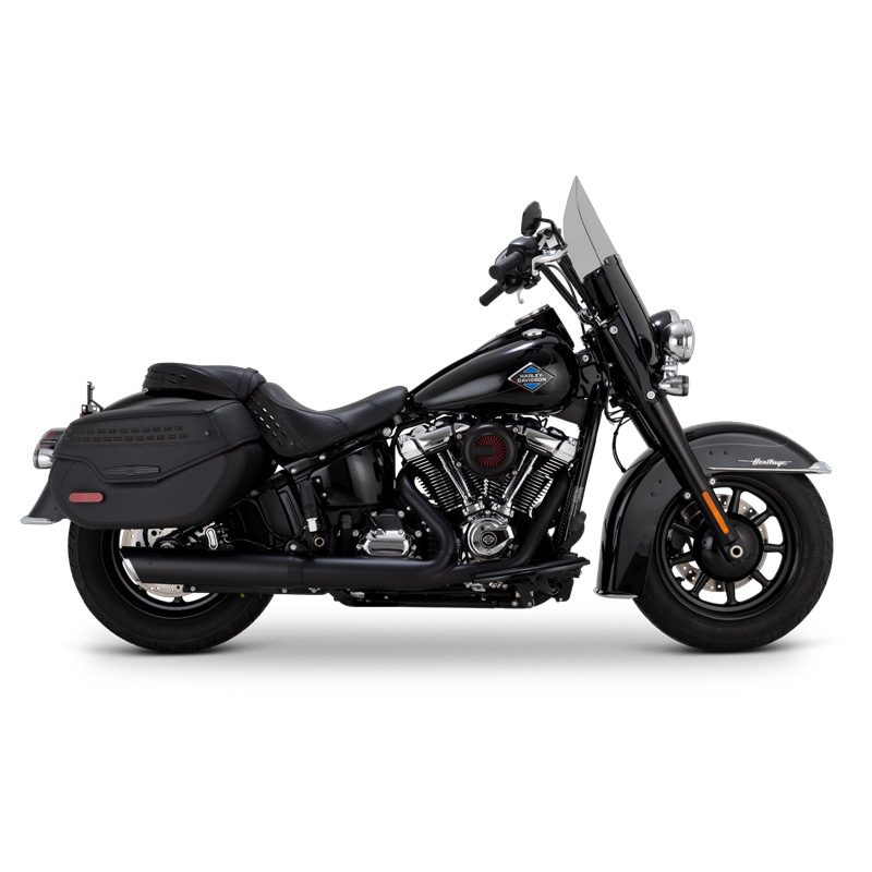 ツインスラッシュ スリップオン マフラー ブラック