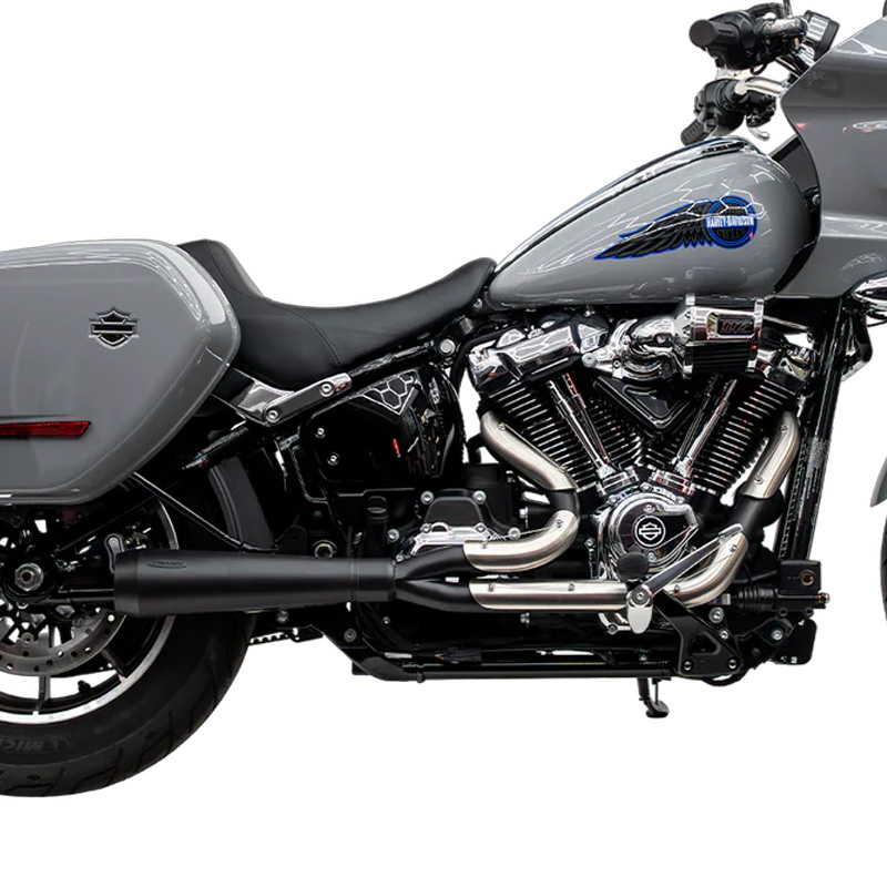 アサルト 2in1 フルエキゾーストマフラー ブラック