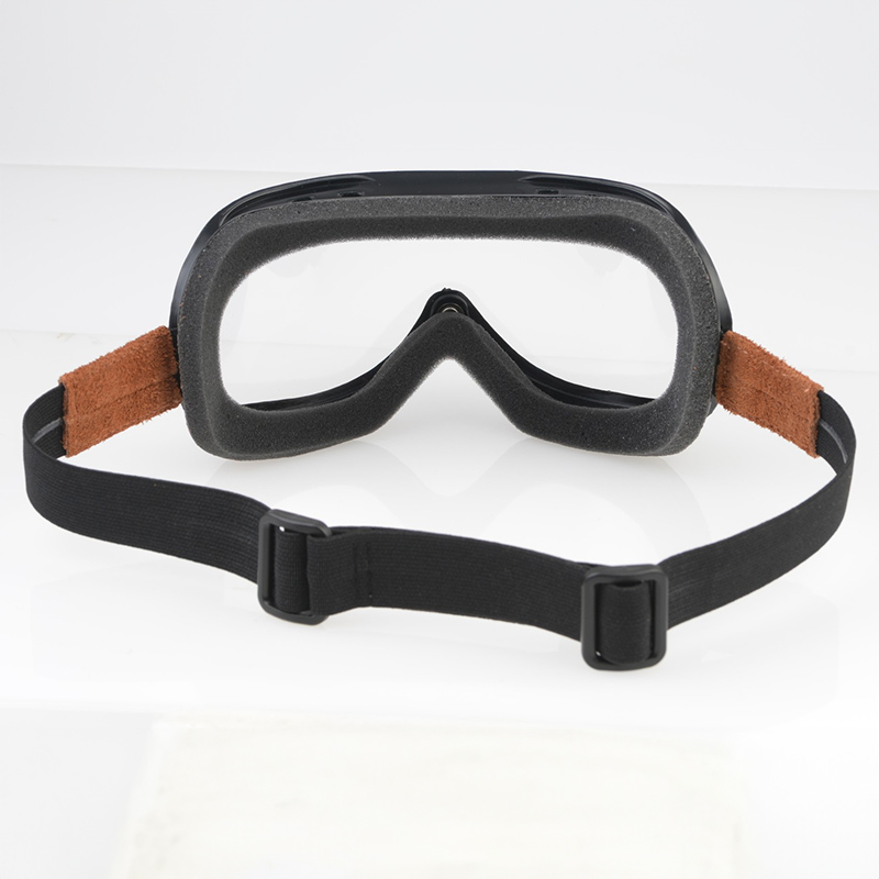 60's ビンテージゴーグル ブリックレザー 1インチ