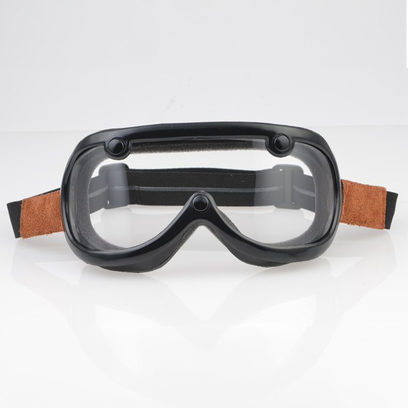 60's ビンテージゴーグル ブリックレザー 1インチ