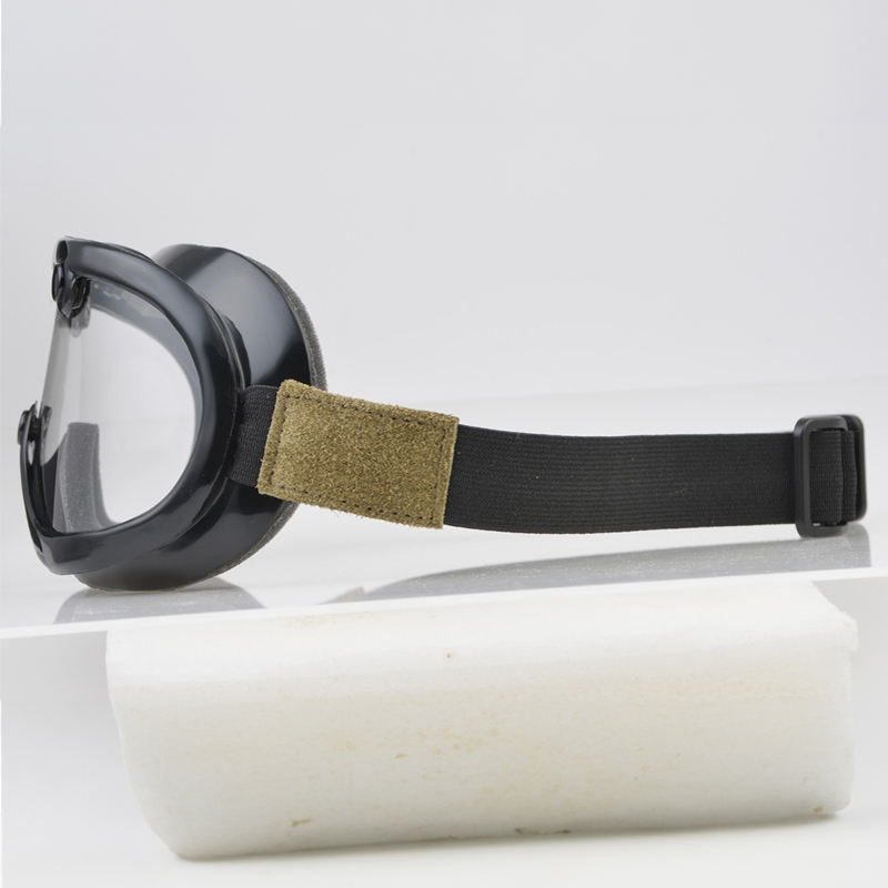 60's ビンテージゴーグル アイビーグリーンレザー 1インチ