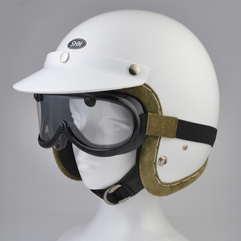 60's ビンテージゴーグル アイビーグリーンレザー 1インチ