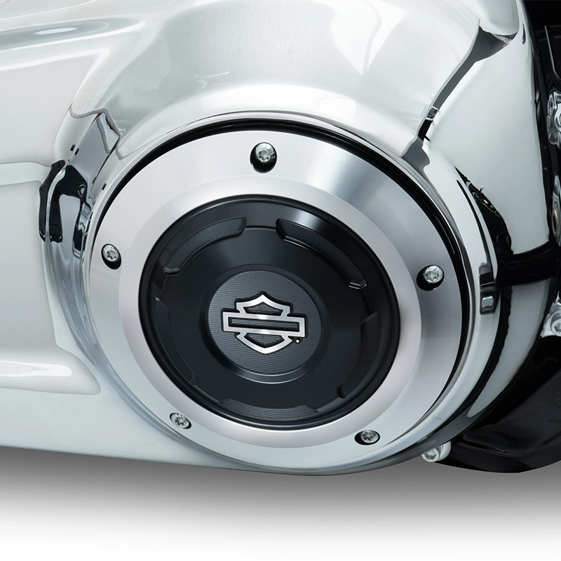 スイッチバック ダービーカバー クリア/ブラック