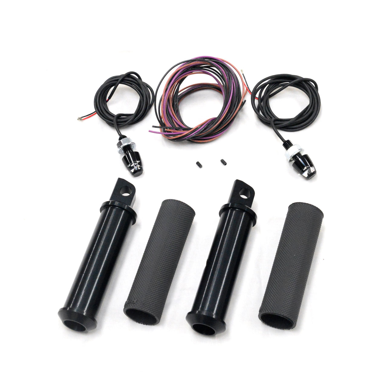 【12月限定セール】 【車検対応】 ハーレー フットペグLEDウインカー ブラック