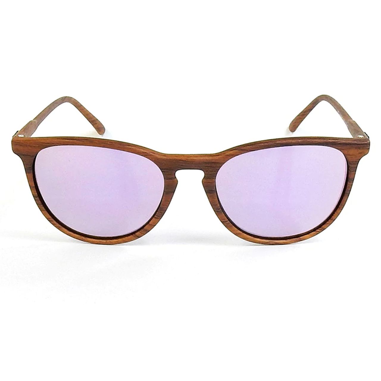 フェントン サングラス ウッドマット/ローズ偏光レンズ