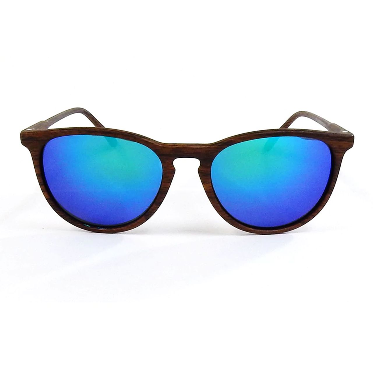 フェントン サングラス ウッド/グリーンミラー偏光レンズ