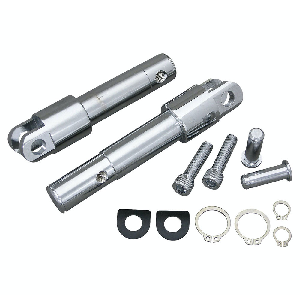 フットペグマウントコンバージョンキット クローム