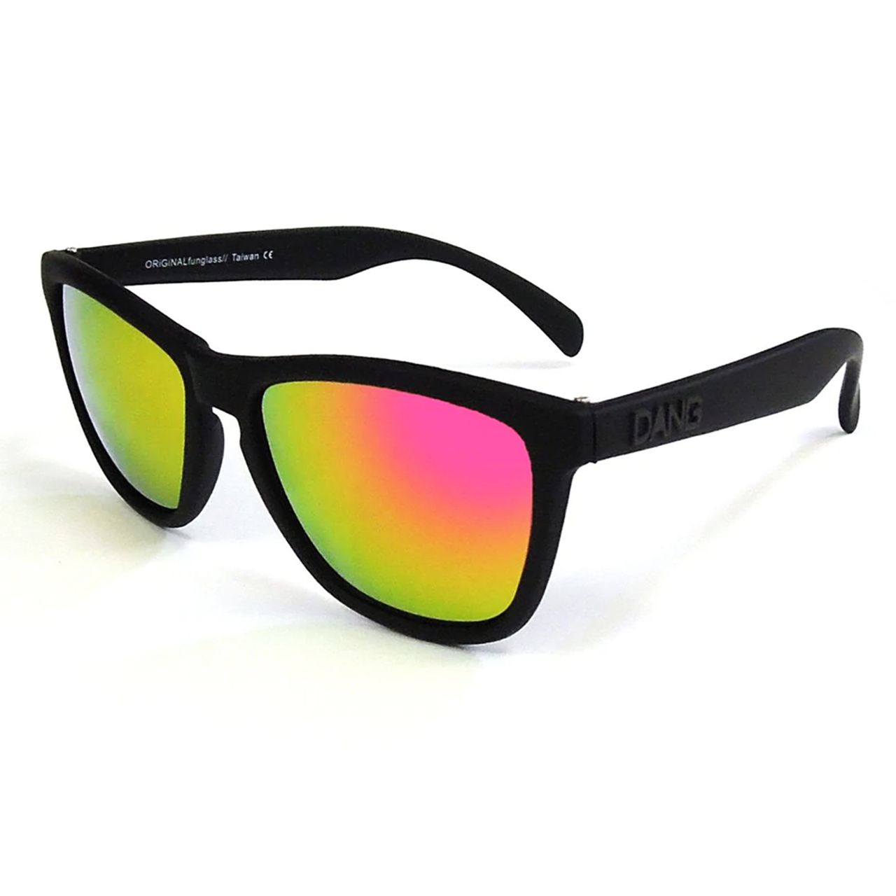 オリジナル レイズドモデル ブラック/ピンクファイヤーミラーレンズ