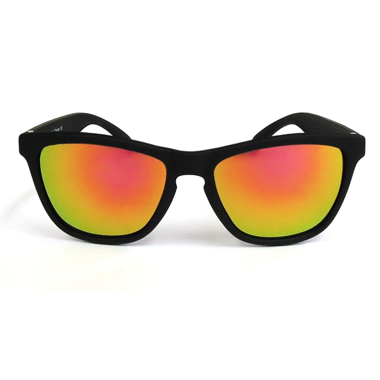 オリジナル レイズドモデル ブラック/ピンクファイヤーミラーレンズ