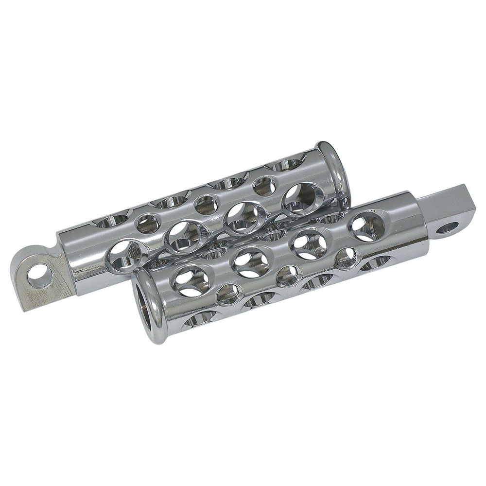 チーズホールフットペグ クローム