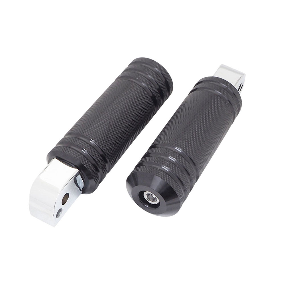 アルミ5リブフットペグ ラージ リア ブラック