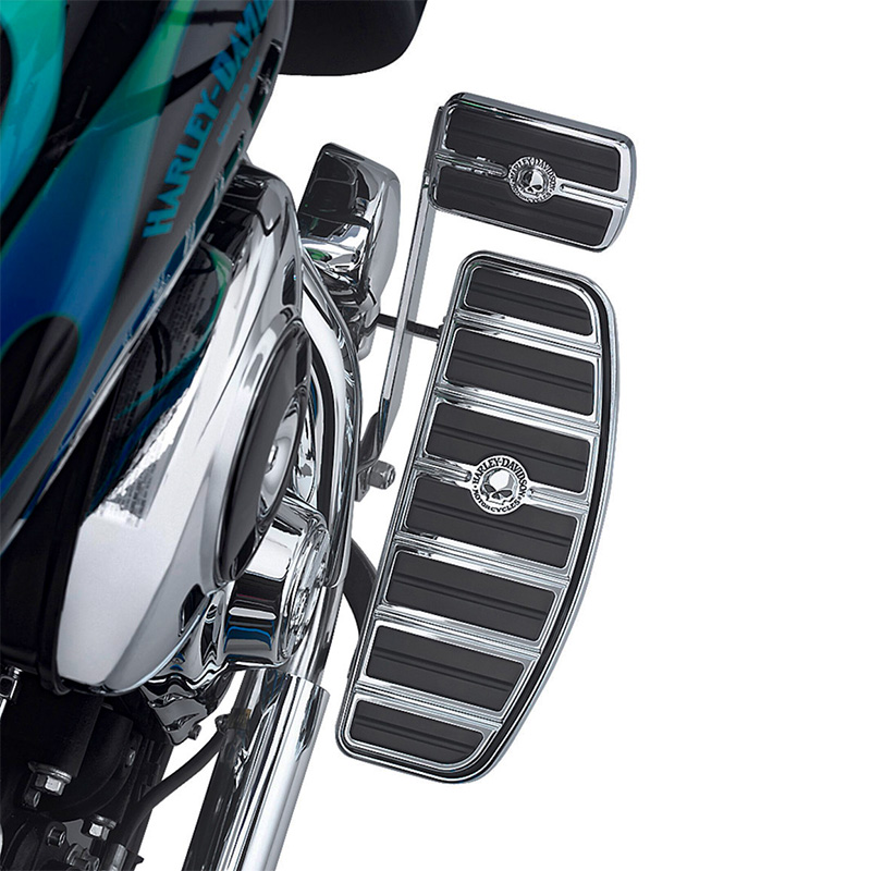 ウィリーG スカル ライダーフットボード クローム