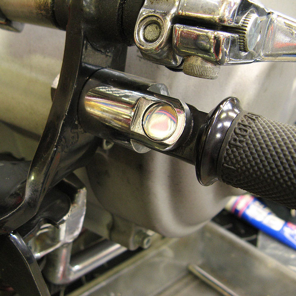 1in フットペグマウンティングピンキット クローム