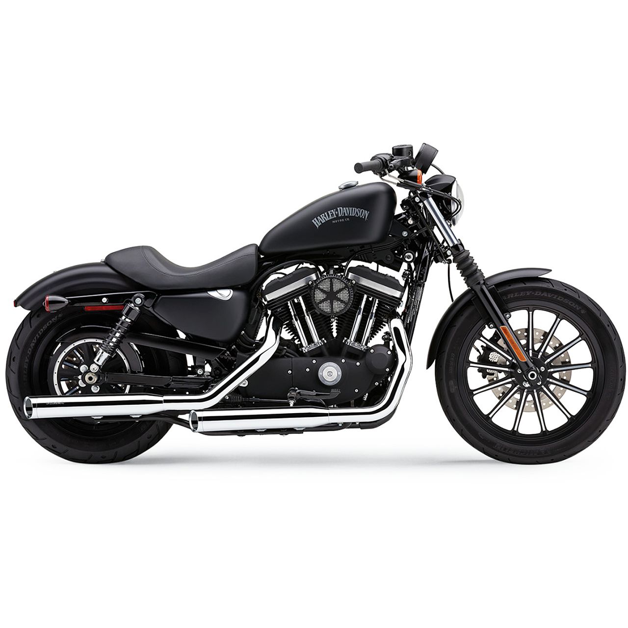 3インチスリップオンマフラー 可変エンドキャップ クローム