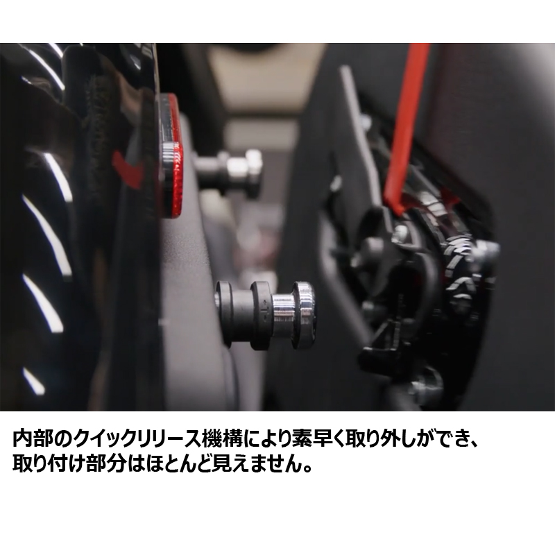 ローライダーSTスタイル サドルバッグ ビビッドブラック