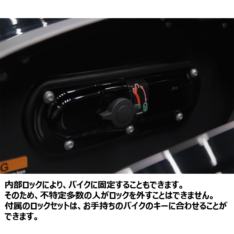 ローライダーSTスタイル サドルバッグ ビビッドブラック