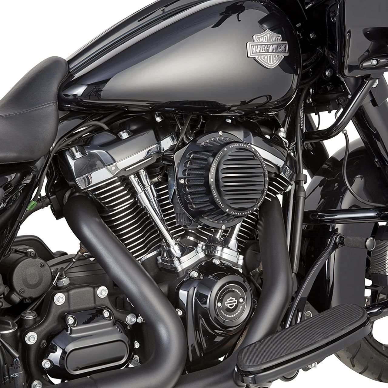 ラウンド型エアクリーナー ブラック