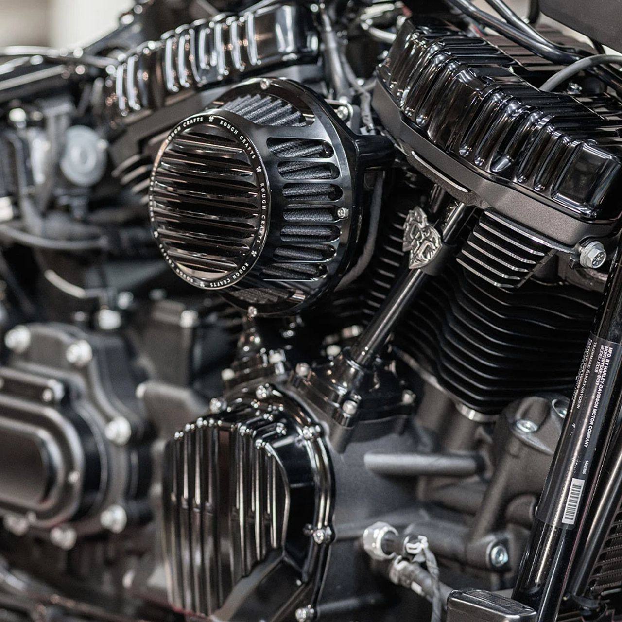 ラウンド型エアクリーナー ブラック