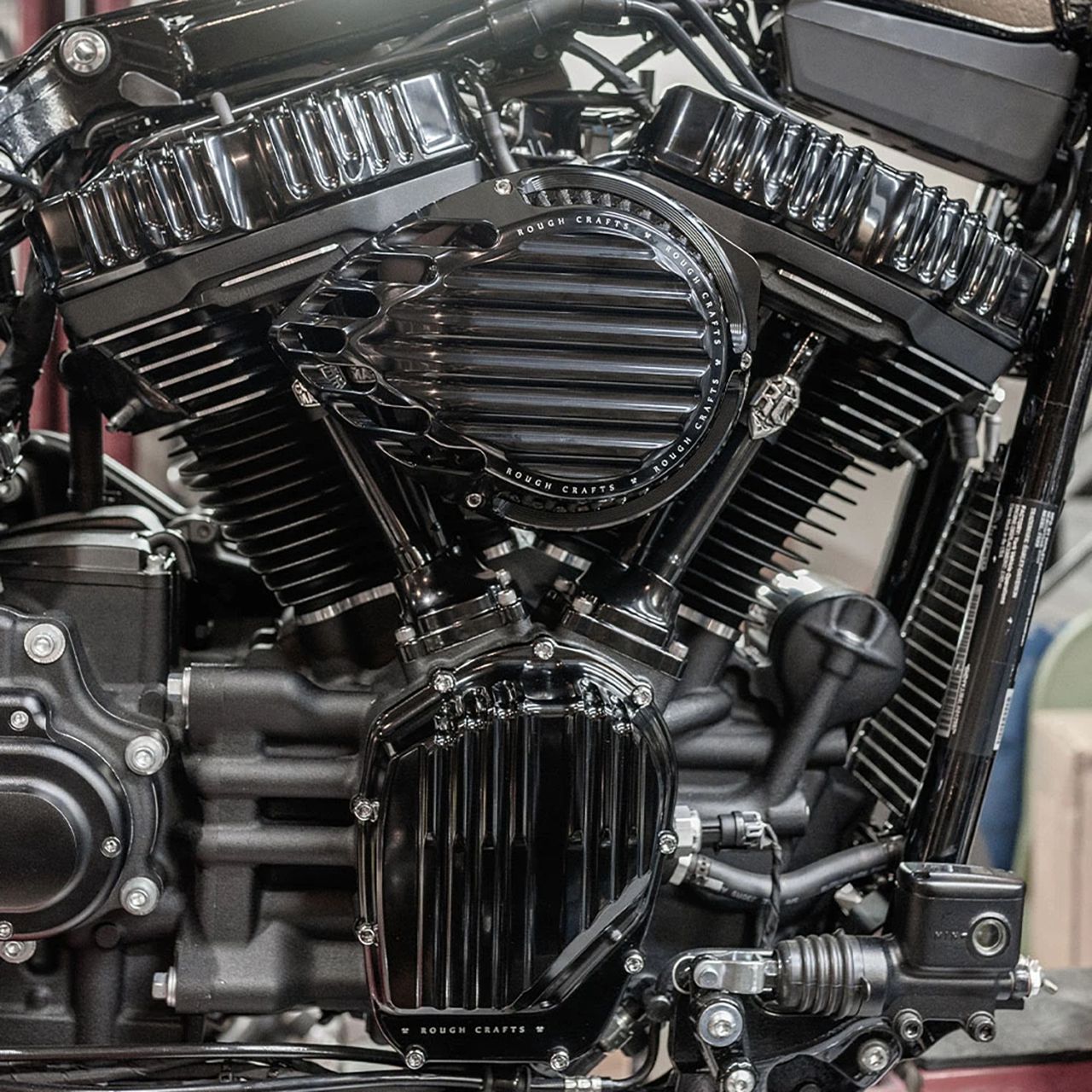 ティアドロップ エアクリーナー ブラック