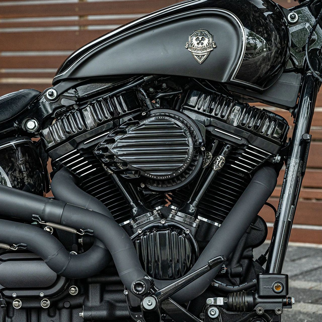 ティアドロップ エアクリーナー ブラック