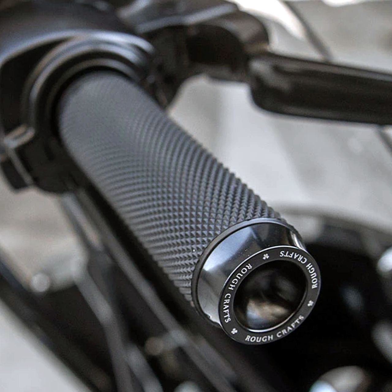 ローレットハンド グリップ ブラック