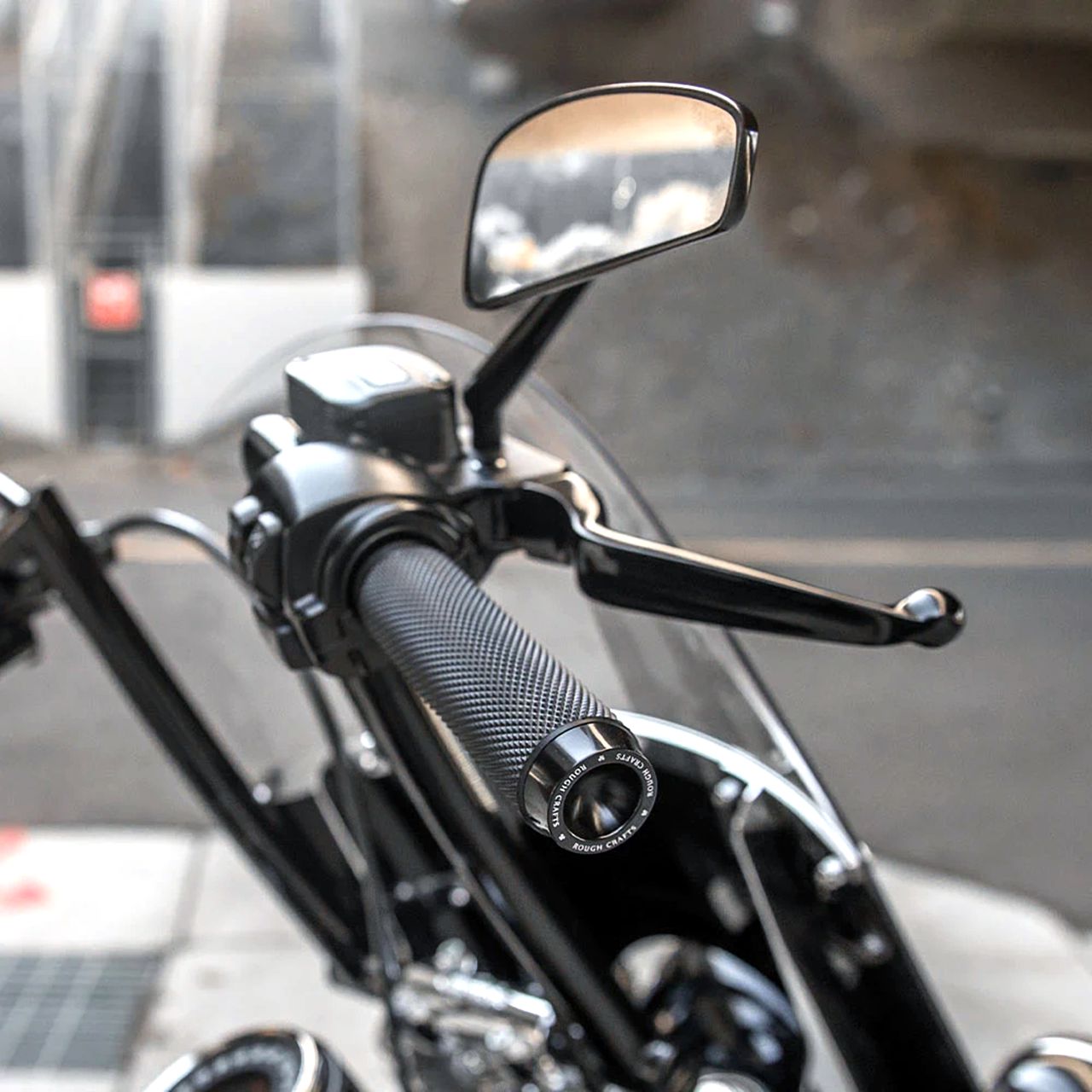 ローレットハンド グリップ ブラック