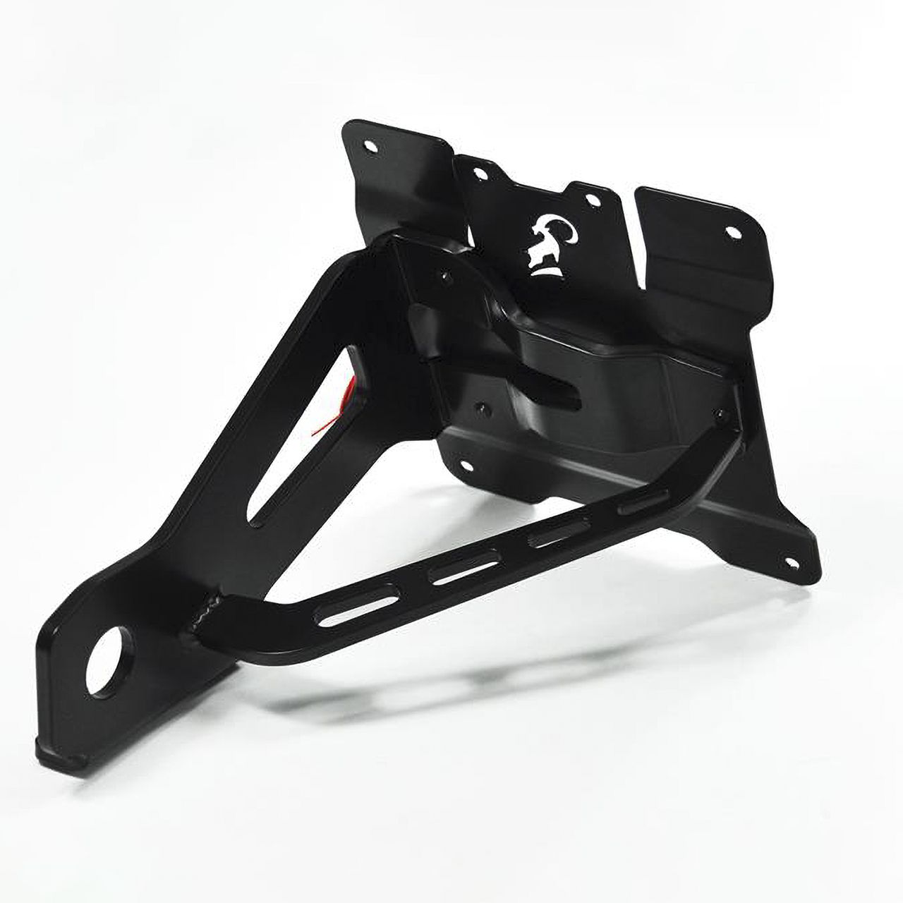 サイドマウント ライセンスプレートブラケット ブラックパウダーコート ツィーゲル