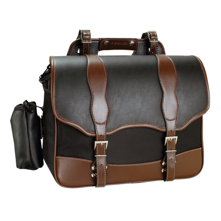 ナイロンサドルバッグ ブラウン