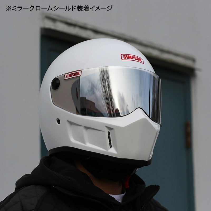 SB15 ホワイト フルフェイスヘルメット SG/PSC規格 スーパーバンディット15