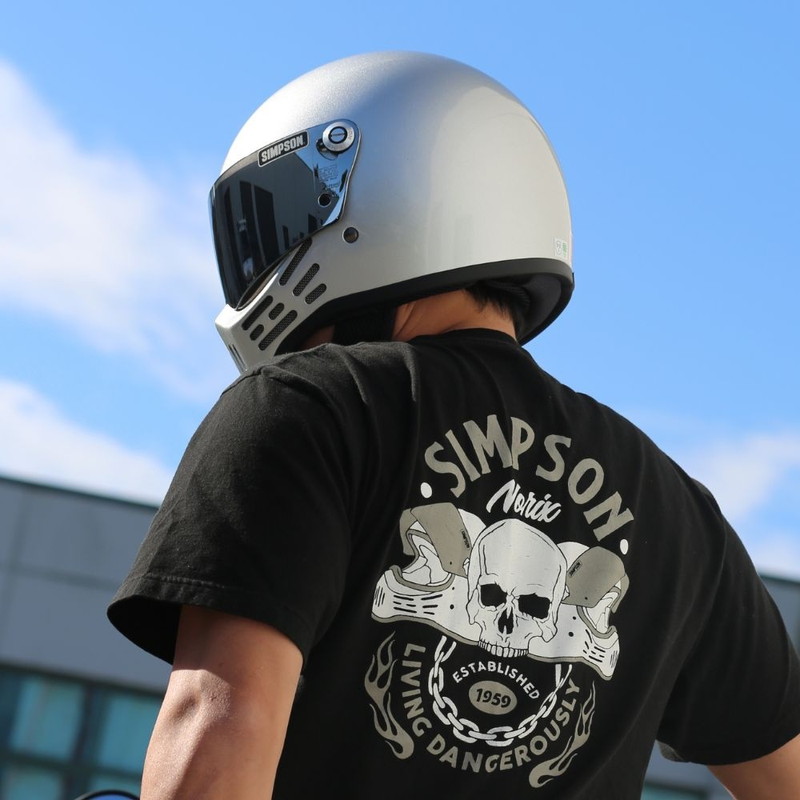 M30 シルバー フルフェイスヘルメット SG/PSC規格 MODEL 30