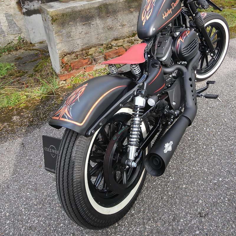 リアフェンダー グロスブラック